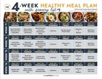 2021 4-Week Meal Plan