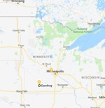 comfrey mn map