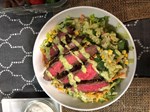 salad with beef