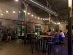 Inside the taproom of Lake Monster Brewing